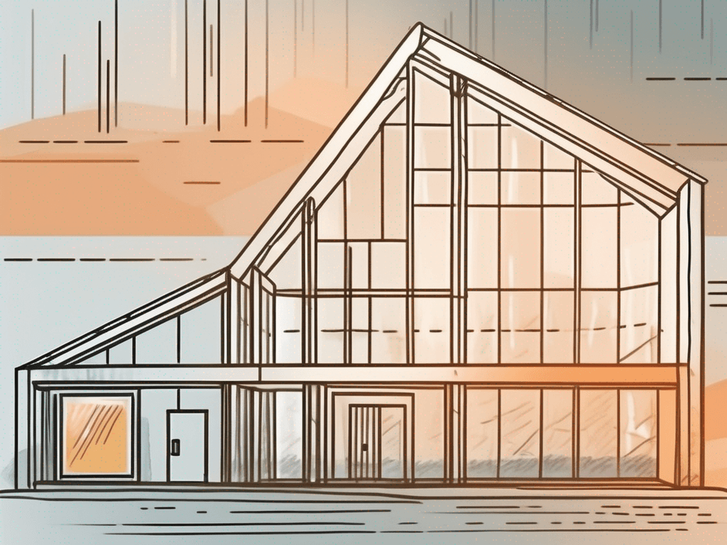 A credit card being used to construct a stable building